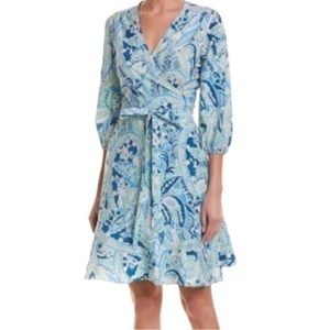J. McLaughlin Simona Floral Dress 70%cotton, 30%silk!